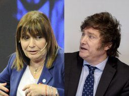 Javier Milei le sacó una foto a Patricia Bullrich imitándolo en un desayuno en la Quinta de Olivos
