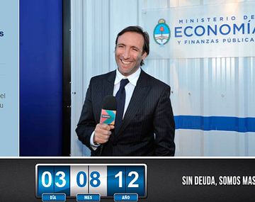 Sitio web del Ministerio de Economía