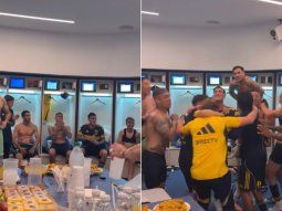 Eufórico festejo de Boca tras vencer a River y asegurar su pase a la Copa Libertadores 2026 Eufórico festejo de Boca tras vencer a River y asegurar su pase a la Copa Libertadores 2026