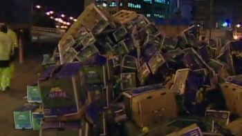 un camion volco su carga en general paz y panamericana