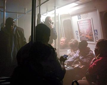 Humo el subte de Washington: un muerto