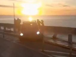 Mar del Plata: despistó con su auto y casi provoca una tragedia