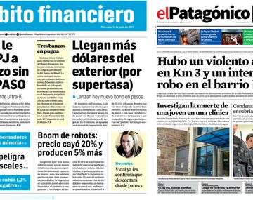 Tapas de diarios del miércoles 14 de junio de 2017