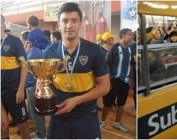 Despiden a Matías Kruger en Boca mientras vuelve a funcionar el subte