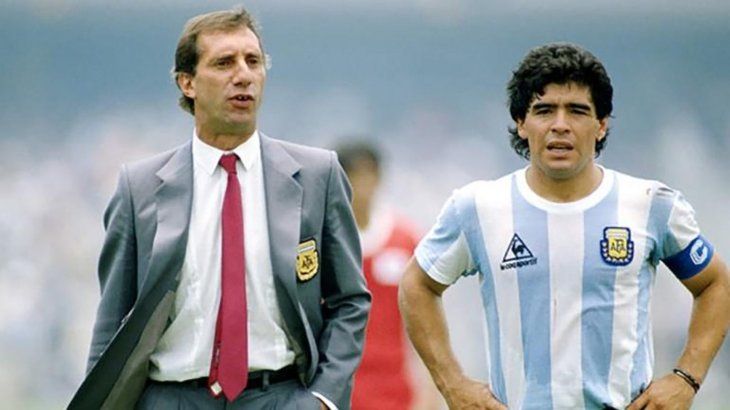 Carlos Bilardo y Diego Maradona