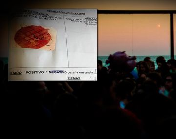 Las pastillas fueron halladas durante los cacheos que se les realizó a los jóvenes al ingresar a la fiesta