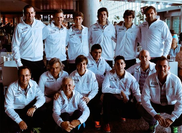 El equipo argentino llegó a Polonia para jugar la primera ronda de la Copa Davis