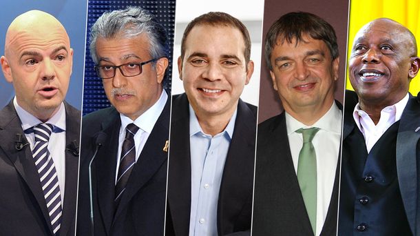 Estos son los cinco candidatos a suceder a Joseph Blatter en la FIFA