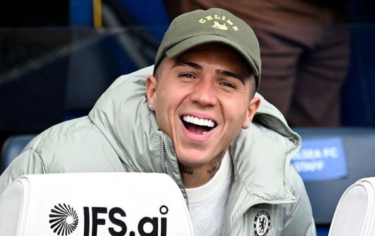 Enzo Fernández, presente en el Stamford Bridge pese a la sanción del Chelsea