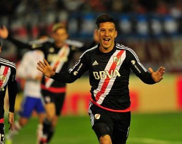 Sebastián Driussi marcó el primer gol de River ante Unión por los cuartos de final de la Copa Argentina