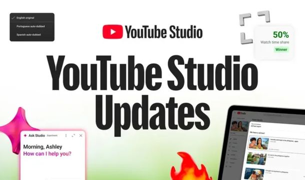 Pregunta Studio: YouTube lanza un asistente con IA para potenciar a los creadores