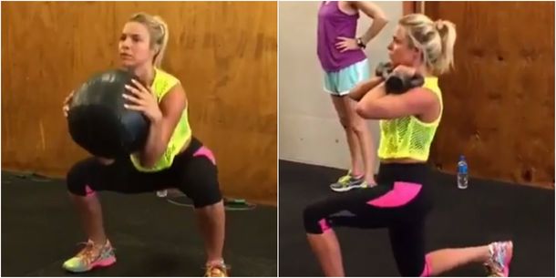 Ailén Bechara mostró cómo es su rutina de ejercicios