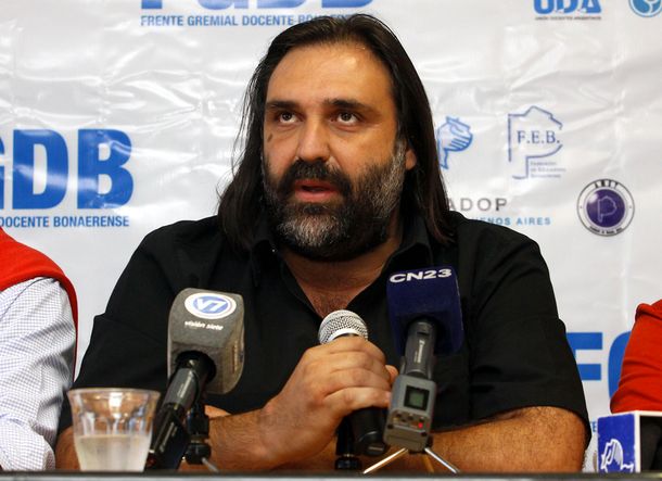 Para Baradel, Scioli tiene la llave para destrabar el conflicto