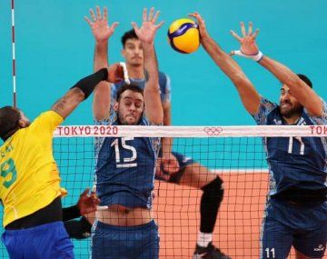 Derrota de Argentina en vóleibol: ganaba 2 a 0