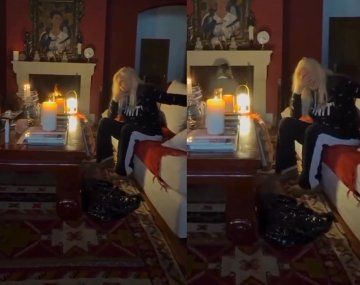 Video: apagón sorprendió a Susana en su residencia de Punta del Este