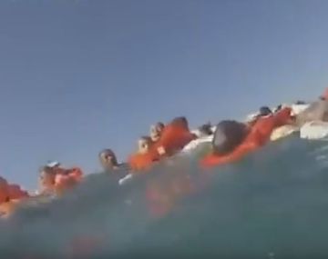 VIDEO: Grabó el hundimiento del barco 
