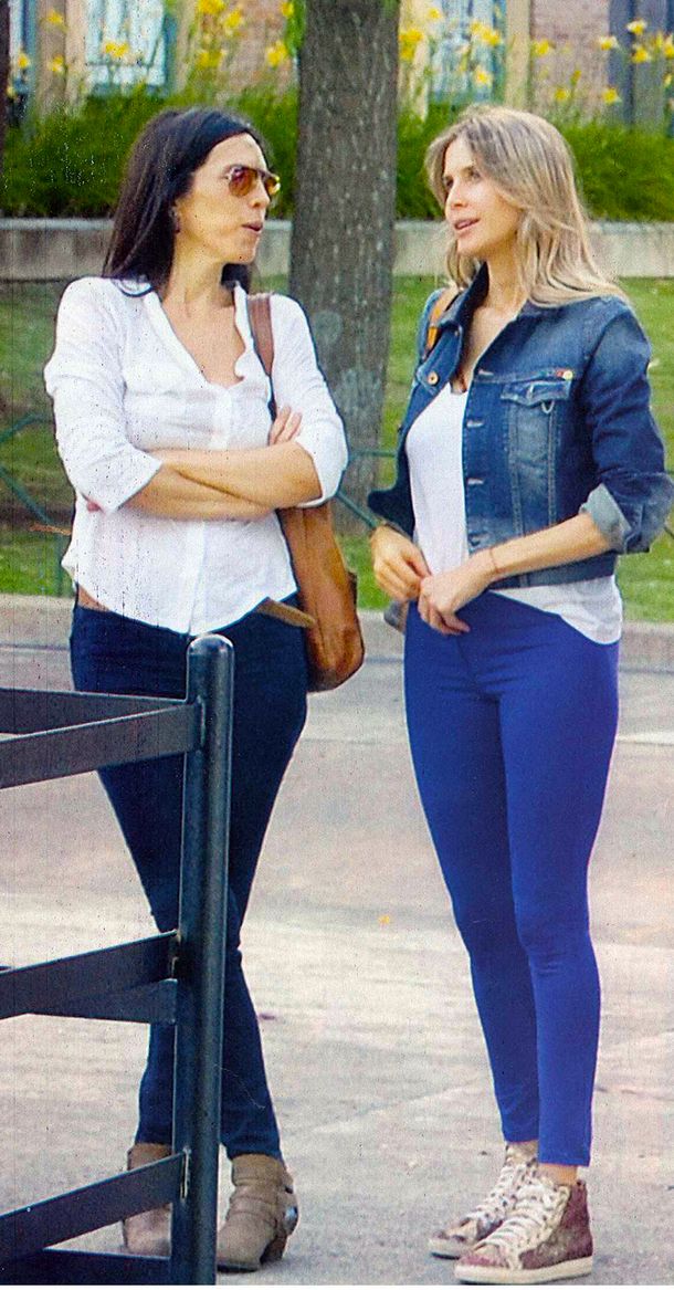 Guillermina Valdes y Paula Robles se encontraron en una fiesta