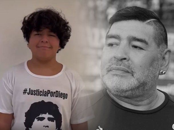 El video de Dieguito Fernando para pedir justicia por la muerte de Diego Maradona