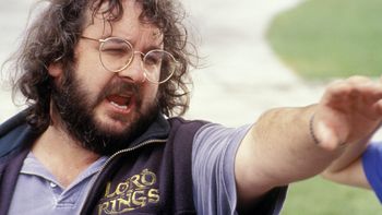 Peter Jackson durante la filmación de El Señor de los Anillos Peter Jackson durante la filmación de El Señor de los Anillos