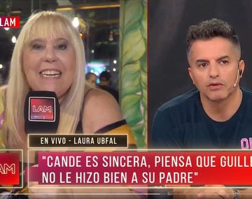 Laura Ubfal habló con Cande Tinelli y se metió en la guerra con Guille Valdés: Lo difícil va a venir ahora