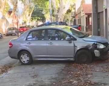Una enfermera se durmió al volante