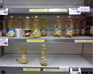 Falta aceite en las góndolas por un conflicto que ya lleva más de 20 días