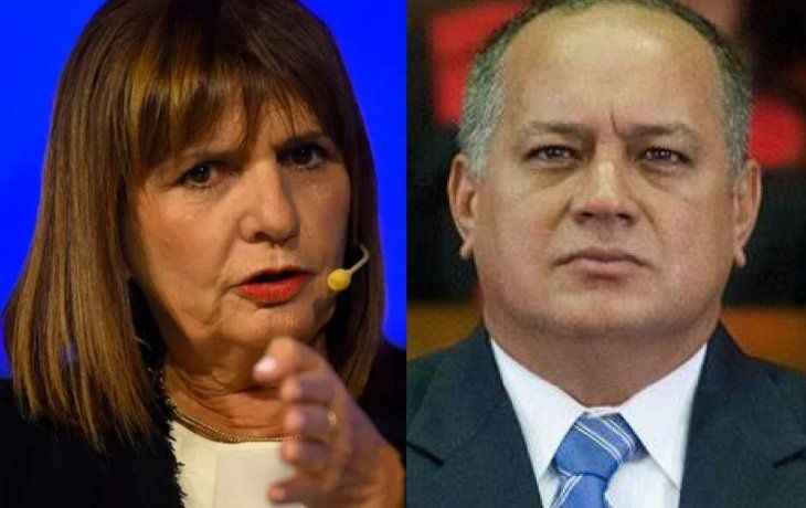 Patricia Bullrich y su cruce con Diosdado Cabello, ministro de Interior y Justicia de Venezuela.