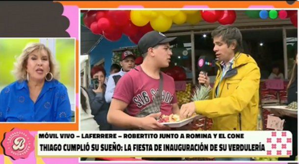 La felicidad de Thiago, ex Gran Hermano, por abrir su verdulería: Pude cumplir mi sueño”