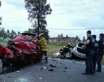 El accidente ocurrió en la ruta 1 de Uruguay