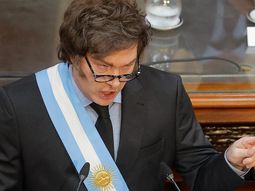 Javier Milei en el Congreso. Javier Milei en el Congreso.