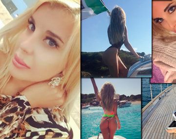Charlotte Caniggia calentó el verano italiano