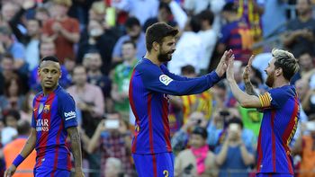 Messi festeja su gol. Messi festeja su gol.