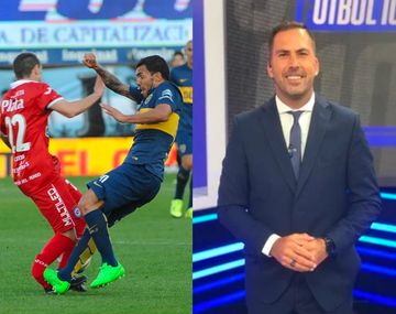 Se olvidaron el micrófono abierto: el comentario de Arévalo sobre la patada de Tevez a Ham