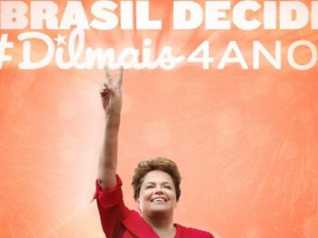 Dilma , tras la victoria en la segunda vuelta: Muchas gracias