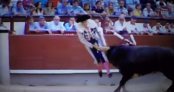 Un torero español perdió un testículo tras una corneada