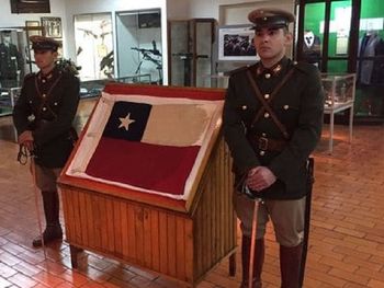 La bandera que será restituida