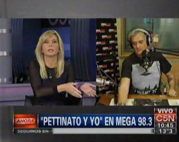 El divertido ping pong de Roberto Pettinato