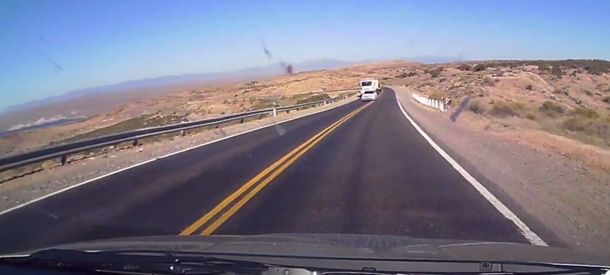 Un hombre subió un video a YouTube para denunciar la mala maniobra de un conductor sobre la ruta 237 en Neuquén.