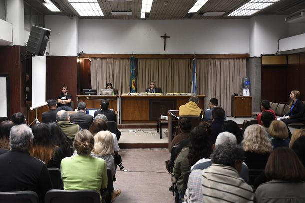 Juicio por el femicidio de Melina Romero en los Tribunales de San Martín.