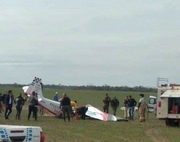 Accidente en Chaco: así se estrelló un avión que hacía acrobacias