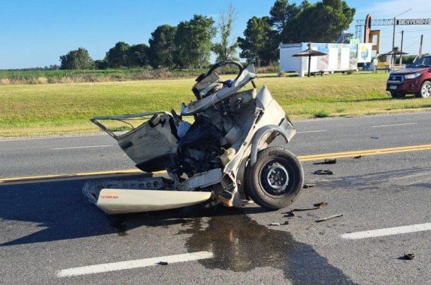 La Pampa: un auto partió al medio a otro y dejó un saldo de seis heridos de gravedad