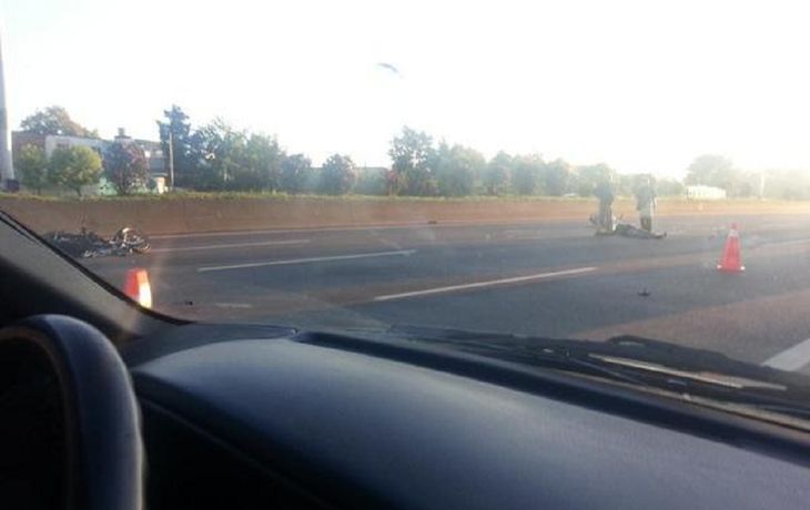 Demoras en Acceso Oeste por un cuádruple choque