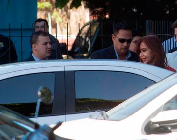 Cristina en los tribunales de Retiro