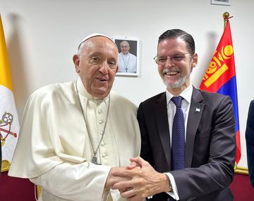 El Papa Francisco se reunió con Sabino Vaca Narvaja