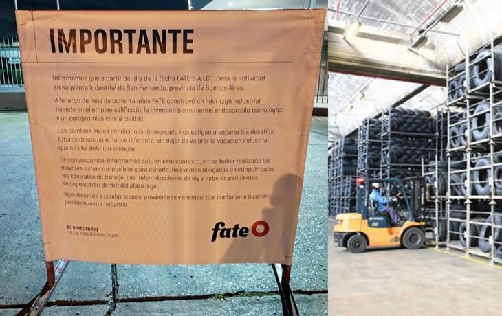 El comunicado de FATE para sus empleados de la planta de San Fernando