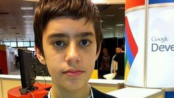 un chico de 12 anos, contratado por google como programador un chico de 12 anos, contratado por google como programador