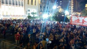 con menos convocatoria, se realizo una nueva marcha en el centro de tucuman con menos convocatoria, se realizo una nueva marcha en el centro de tucuman