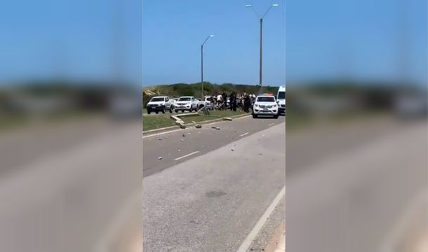Un argentino atropelló a una uruguaya en Punta del Este: estaba alcoholizado y chocó contra un cantero