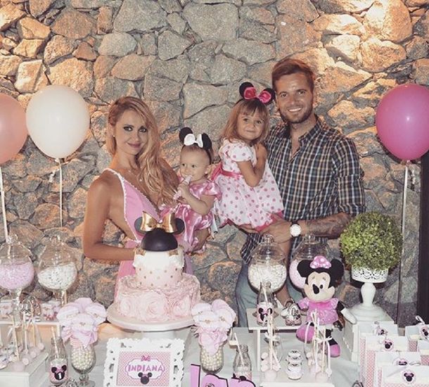 Melina Pitra y Fabián Assmann festejaron el cumpleaños de Indiana con una gran fiesta