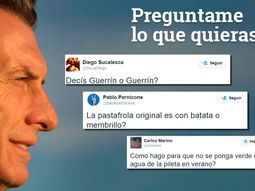 Las insólitas preguntas que le hicieron a Macri en su nueva app